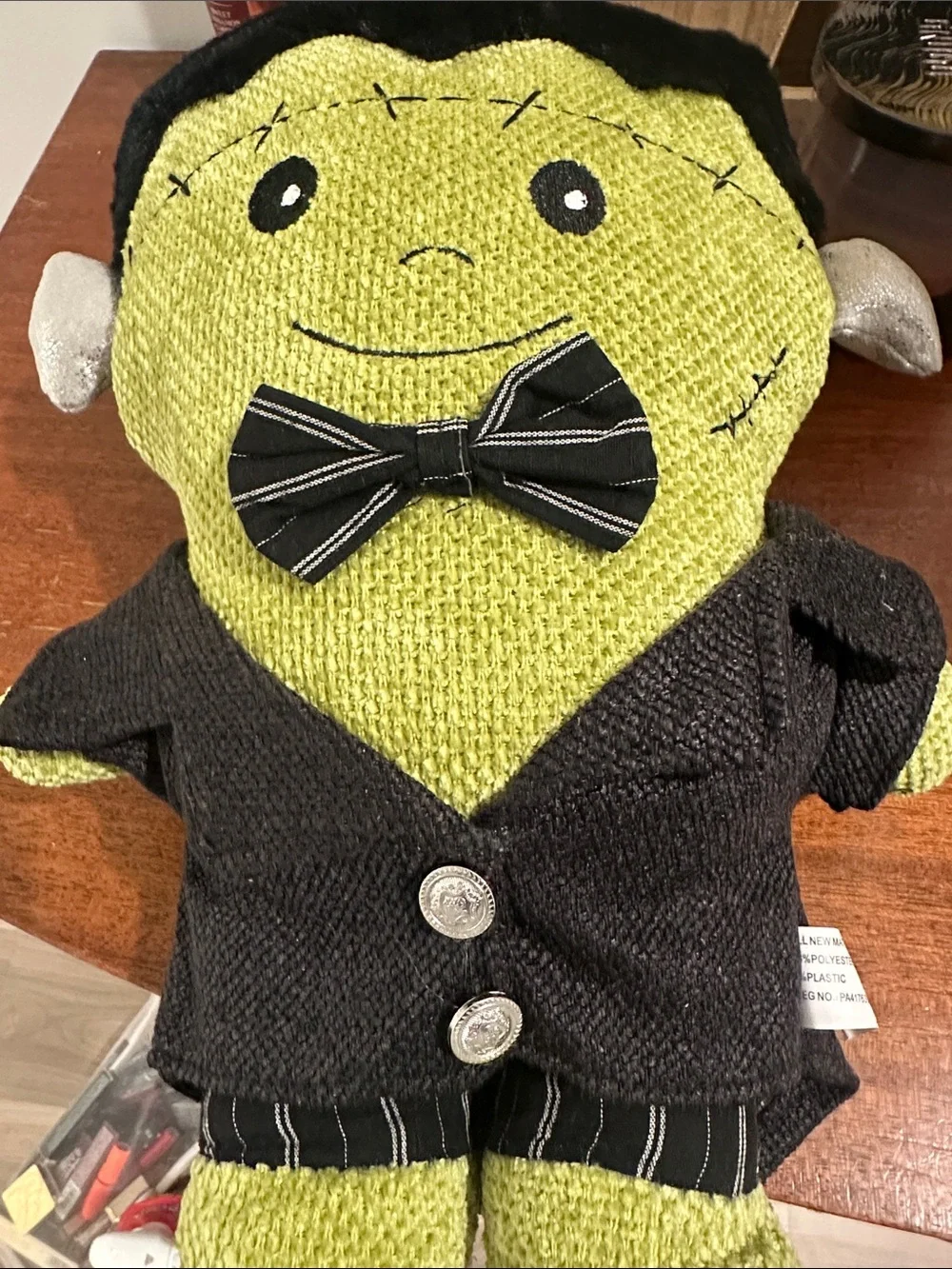 New Plush Frankenstein Bride & Groom Set - Green Plush Dolls